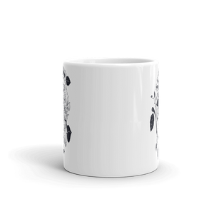 Ceramic Mug Dishwasher and microwave safe \ White and glossy