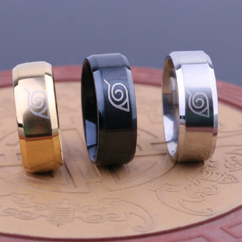 Stainless Steel Ring naruto ring