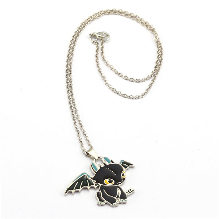 How To Train Your Dragon 2 Toothless Night Fury Necklace