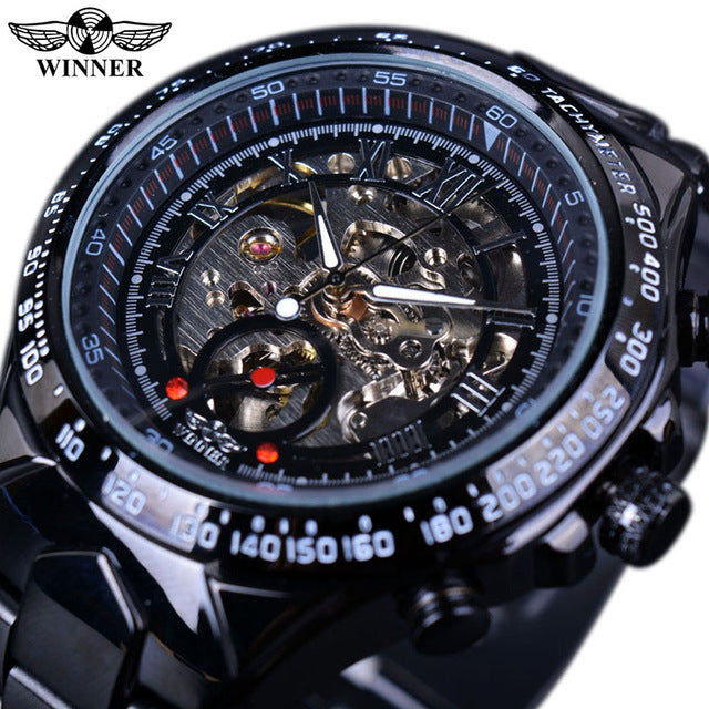 Sport Design Bezel Golden Watch Mens Watches