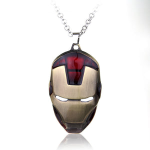 DC Super Heroes Iron Man mask necklace