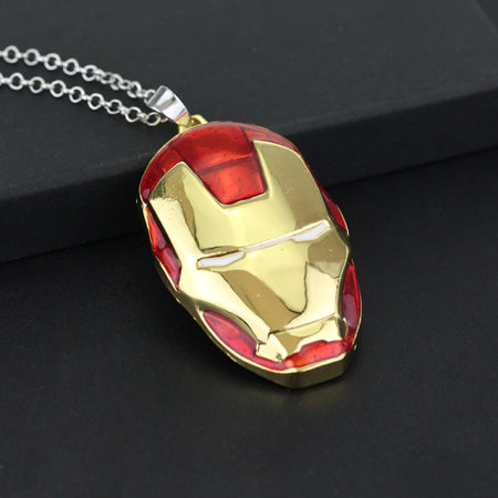 DC Super Heroes Iron Man mask necklace