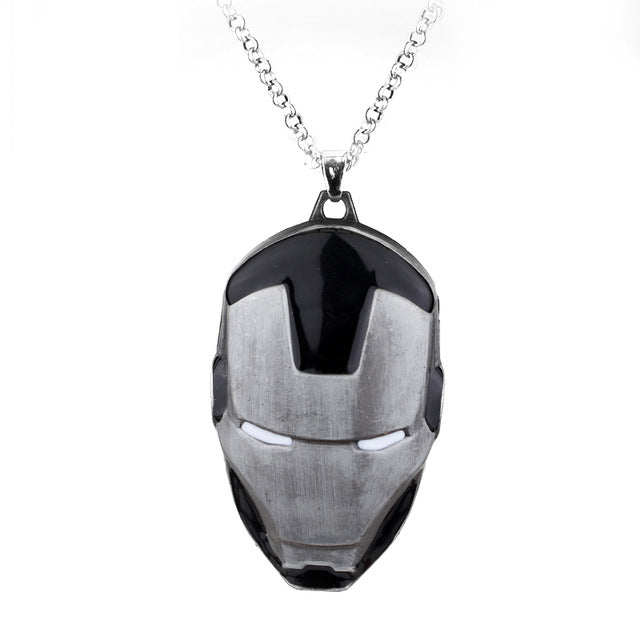 DC Super Heroes Iron Man mask necklace