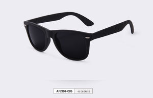 AOFLY Fashion Sunglasses Men Polarized Sunglasses Men Driving Mirrors Coating Points Black Frame Eyewear Male Sun Glasses UV400