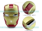 A toy A dream The Avengers 2 Figures Toys Iron man Motorcycle Helmet Mask Tony Stark Mark Cosplay with LED Light Action Figure