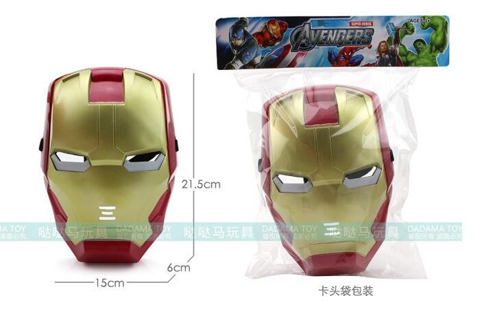 A toy A dream The Avengers 2 Figures Toys Iron man Motorcycle Helmet Mask Tony Stark Mark Cosplay with LED Light Action Figure