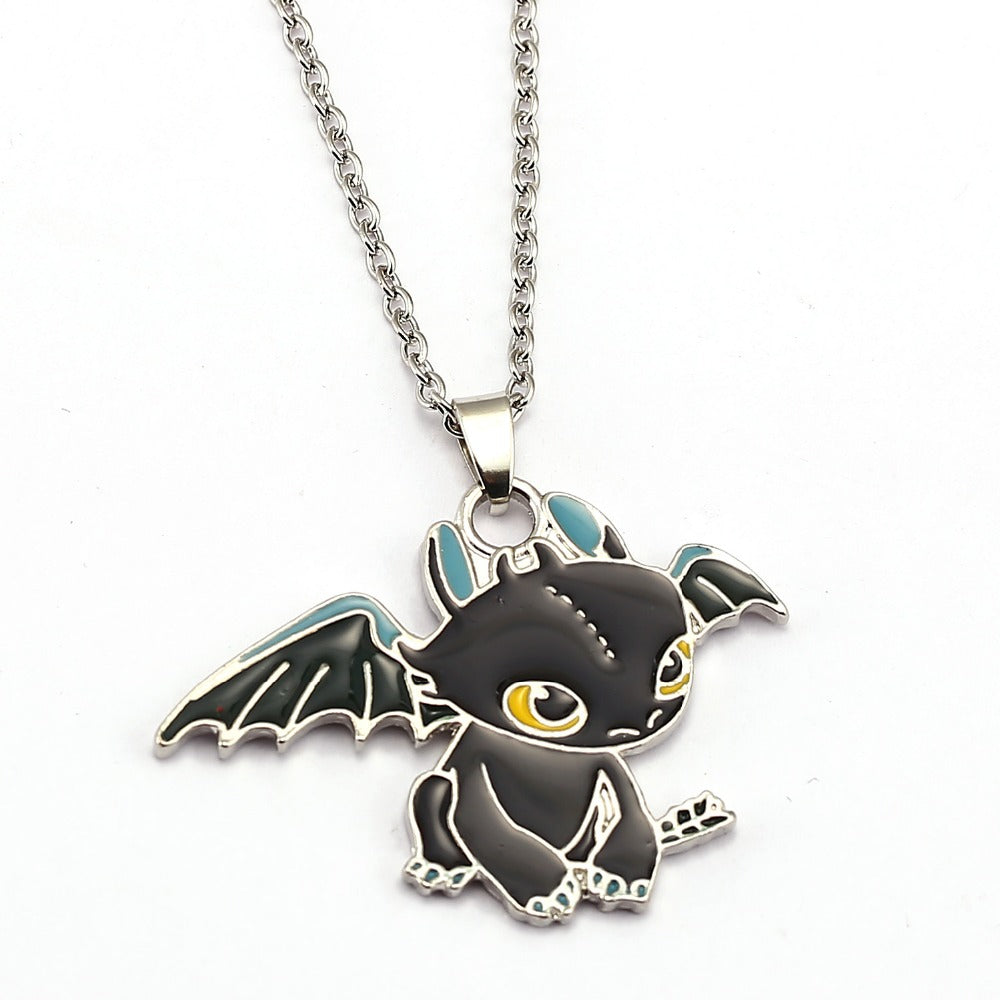 How To Train Your Dragon 2 Toothless Night Fury Necklace