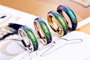 Temperature change color Ring Men Mood Ring rings for women