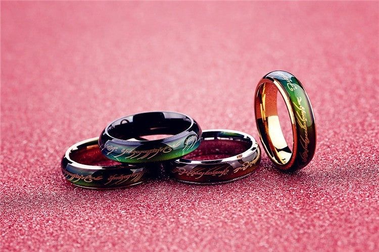 Temperature change color Ring Men Mood Ring rings for women