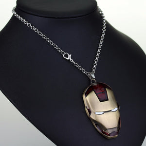 DC Super Heroes Iron Man mask necklace