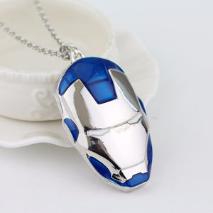 DC Super Heroes Iron Man mask necklace