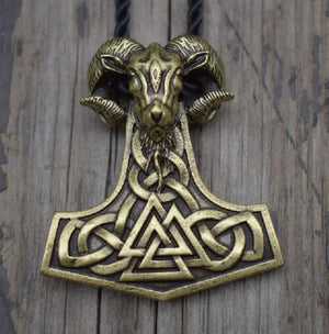 1pcs dropshipping viking goat jewelry THORS HAMMER Pendant