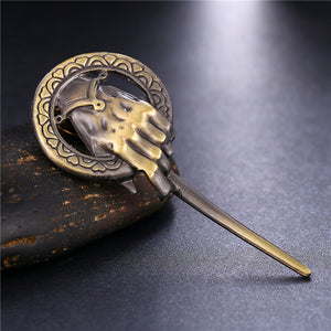 Game of Thrones Song of Ice and Fire Brooch Hand of the King Lapel Inspired Authentic Prop Pin Badge Brooches Movie Jewelry