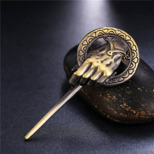 Game of Thrones Song of Ice and Fire Brooch Hand of the King Lapel Inspired Authentic Prop Pin Badge Brooches Movie Jewelry