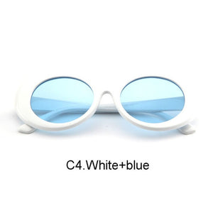 Superhot Eyewear - Clout goggles Retro Vintage White Sunglasses NIRVANA Kurt Cobain Glasses Alien Shades UV400 D0197