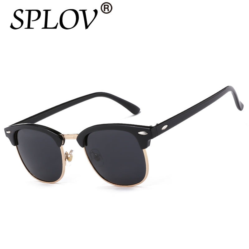 Half Metal High Quality Sunglasses Men Women Brand Designer Glasses Mirror Sun Glasses Fashion Gafas Oculos De Sol UV400 Classic