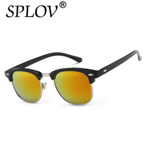 Half Metal High Quality Sunglasses Men Women Brand Designer Glasses Mirror Sun Glasses Fashion Gafas Oculos De Sol UV400 Classic