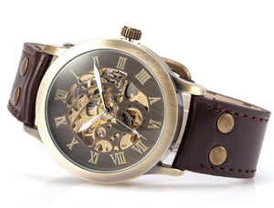 Mechanical Automatic Skeleton Watches Men