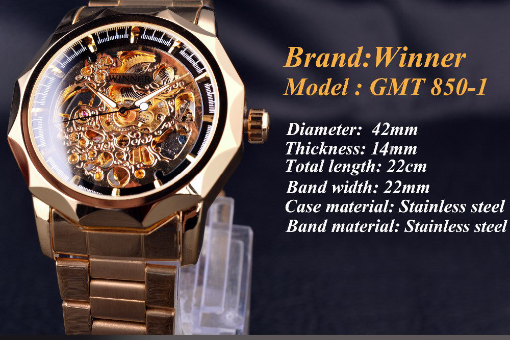 Golden Luxury Stainless Steel Skeleton