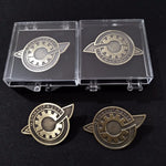 Janpanese Anime Steins Gate Makise Kurisu labmen Badges Pin Brooch Cosplay The Fate of The Stone Door Badges Props Accessories