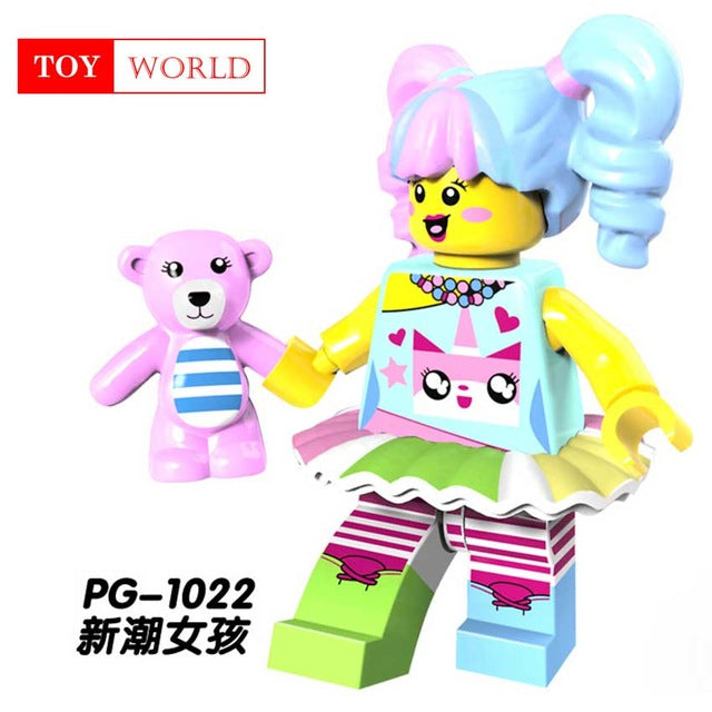 1pcs Super Heroes Harley Quinn Joker Batman Movie Catwoman Robin Poison Building Blocks Compatible With LegoINGly Batman zk15
