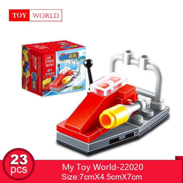 12 Kinds Original Mini Transportation Block Car Building Blocks Compatible legoeINGlys Duplo Soliders Police Bricks zk5