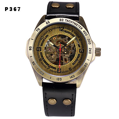 Mechanical Automatic Skeleton Watches Men