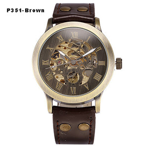 Mechanical Automatic Skeleton Watches Men