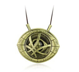 Movie Doctor Strange Cosplay Ring of Time And Space Props Eye of Ring Necklaces