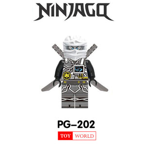 Hot Building Blocks Compatible with LegoINGlys Ninjagoes Sets Bricks Kai Jay Cole Zane Nya Lloyd Weapon Action Toy for Kids zk16