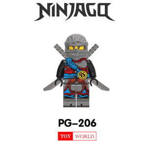 Hot Building Blocks Compatible with LegoINGlys Ninjagoes Sets Bricks Kai Jay Cole Zane Nya Lloyd Weapon Action Toy for Kids zk16