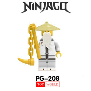 Hot Building Blocks Compatible with LegoINGlys Ninjagoes Sets Bricks Kai Jay Cole Zane Nya Lloyd Weapon Action Toy for Kids zk16
