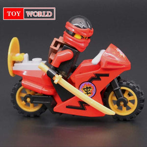 Hot Building Blocks Compatible with LegoINGlys Ninjagoes Sets Bricks Kai Jay Cole Zane Nya Lloyd Weapon Action Toy for Kids zk16
