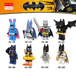 SuperHeroes Building Blocks Batman Iron Man Robin Hulk Spiderman Ninjago Compatible With mini LegoINGly Ninja figures toys z20