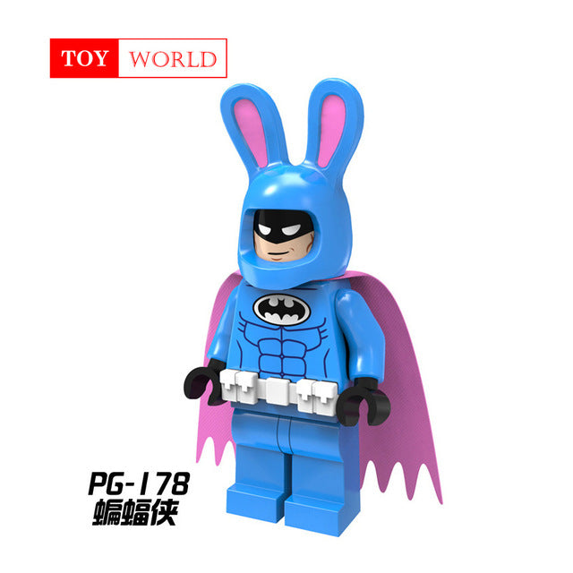 SuperHeroes Building Blocks Batman Iron Man Robin Hulk Spiderman Ninjago Compatible With mini LegoINGly Ninja figures toys z20