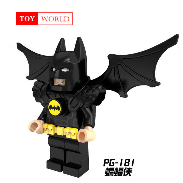 SuperHeroes Building Blocks Batman Iron Man Robin Hulk Spiderman Ninjago Compatible With mini LegoINGly Ninja figures toys z20