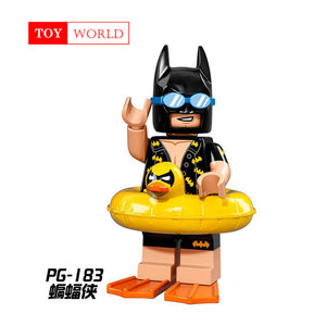 SuperHeroes Building Blocks Batman Iron Man Robin Hulk Spiderman Ninjago Compatible With mini LegoINGly Ninja figures toys z20