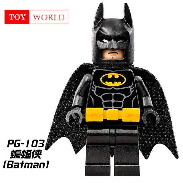 SuperHeroes Building Blocks Batman Iron Man Robin Hulk Spiderman Ninjago Compatible With mini LegoINGly Ninja figures toys z20