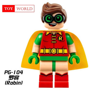 SuperHeroes Building Blocks Batman Iron Man Robin Hulk Spiderman Ninjago Compatible With mini LegoINGly Ninja figures toys z20