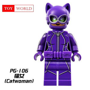 SuperHeroes Building Blocks Batman Iron Man Robin Hulk Spiderman Ninjago Compatible With mini LegoINGly Ninja figures toys z20