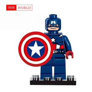 SuperHeroes Building Blocks Batman Iron Man Robin Hulk Spiderman Ninjago Compatible With mini LegoINGly Ninja figures toys z20
