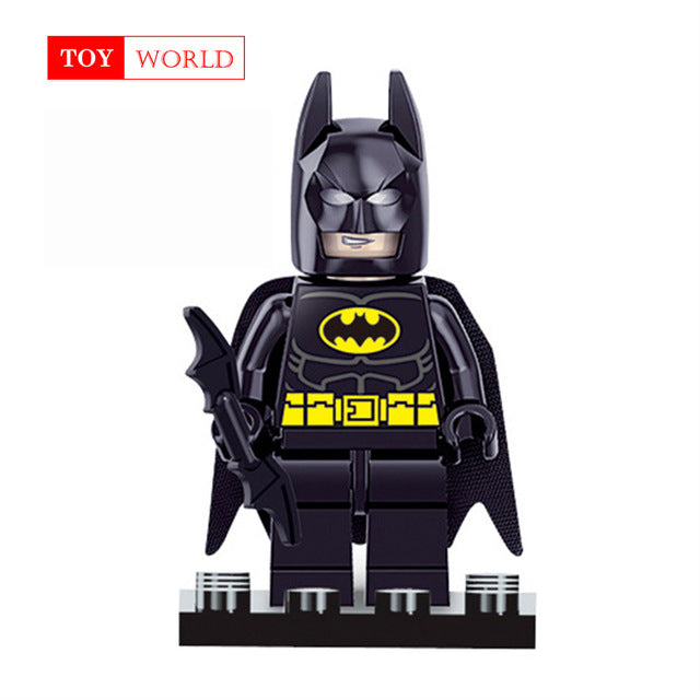 SuperHeroes Building Blocks Batman Iron Man Robin Hulk Spiderman Ninjago Compatible With mini LegoINGly Ninja figures toys z20