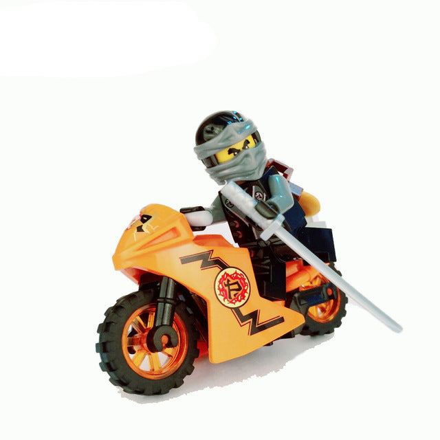 Hot Ninja Motorcycle Building Blocks Bricks toys Compatible legoINGly Ninjagoed Ninja for kids gifts Carmadon Kai Jay Zane Cole