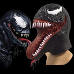 The Venom Spiderman Mask Cosplay Black SpiderMan Edward Brock Dark Superhero Venom Latex Masks Helmet Halloween Party Props 2018