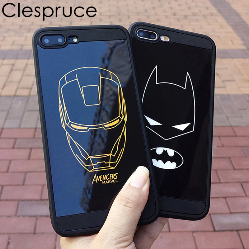 Clespruce Cartoon Marvel Batman Ironman Phone Cases