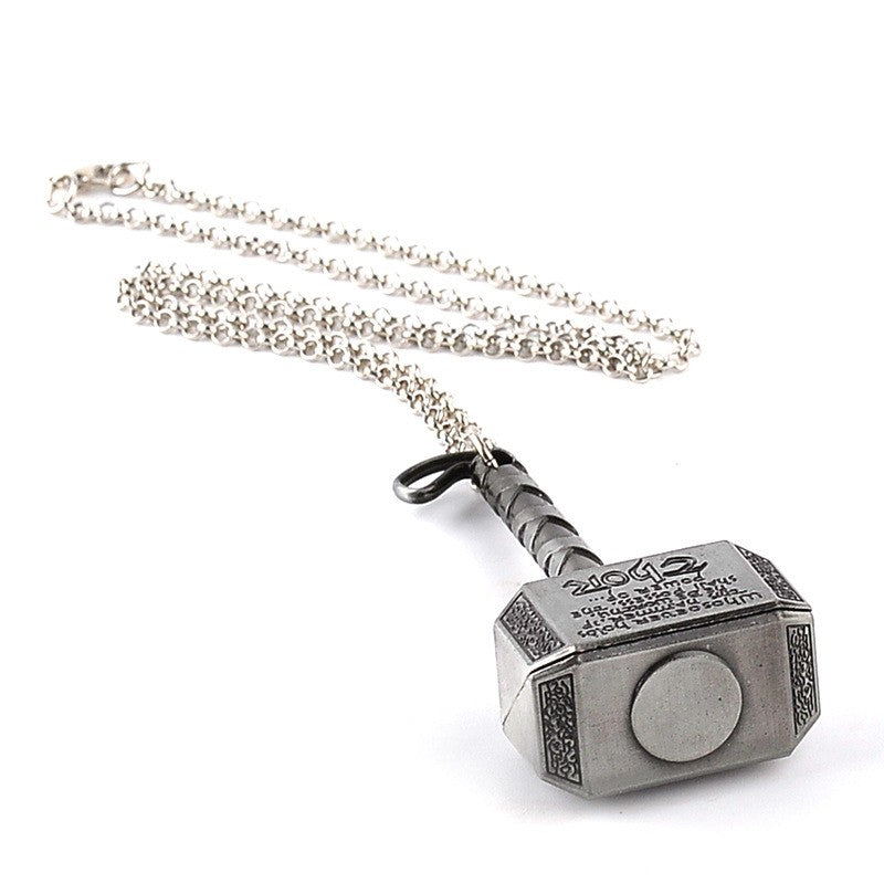 Thor Hammer Necklace Avengers Dark World Necklace Necklace Men