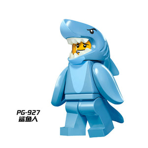 Single Sale Mini brick Figures Banana guy Sausage man Building Blocks Compatible With LegoINGly TOYS Batman Ninjago SuperHeroes