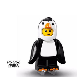 Single Sale Mini brick Figures Banana guy Sausage man Building Blocks Compatible With LegoINGly TOYS Batman Ninjago SuperHeroes