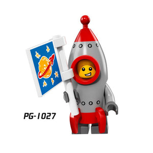 Single Sale Mini brick Figures Banana guy Sausage man Building Blocks Compatible With LegoINGly TOYS Batman Ninjago SuperHeroes