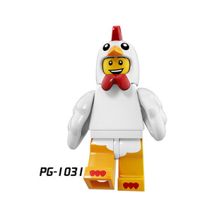 Single Sale Mini brick Figures Banana guy Sausage man Building Blocks Compatible With LegoINGly TOYS Batman Ninjago SuperHeroes